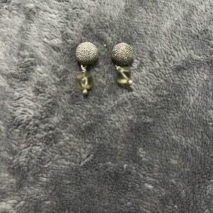 Elegant Silver and Gray Earrings 925 sterling silver